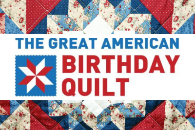 “No-Sew” Great American Birthday Quilt Event