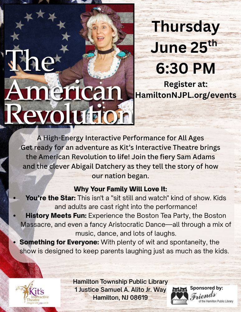 Kit's Interactive Theatre presents "The American Revolution"
