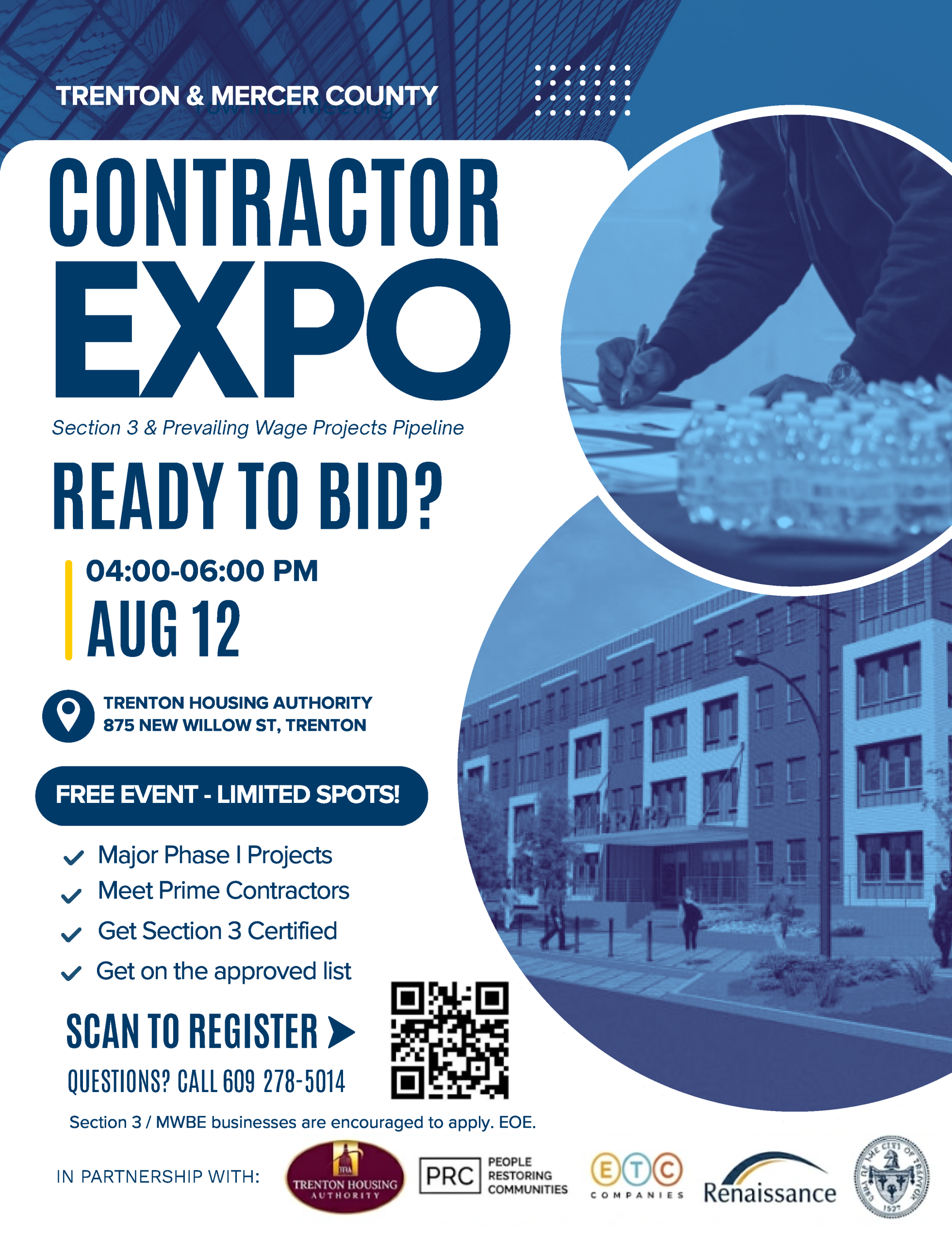 Ready to Bid? Contractor Event - Trenton Redevelopment Project